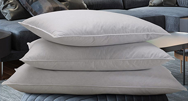 Three Eco Pillows stacked
